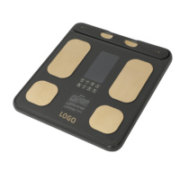 Gran pantalla LED balanza Personal hogar electrónico Digital Balanza de peso corporal baño inteligente báscula de grasa corporal API