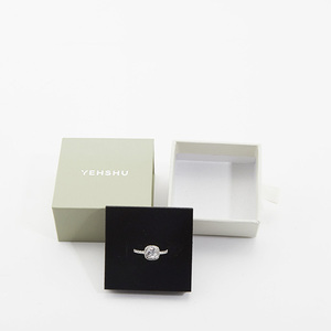 Scatola Portagioielli di Lusso Mini per Anello da Uomo Collana e Diamanti con Logo Personalizzato - Product Image 5