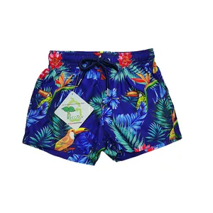 custom eco friendly men's swim shorts beach trunks recycled shorts for boys