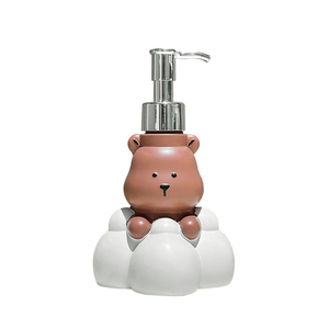 Distributeur de savon <span class=keywords><strong>liquide</strong></span> Cloud Bear, pour la maison, l'hôtel, la salle de bain, flacon élégant à pompe pour le lavage des mains et du corps - Product Image 5
