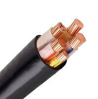 Fabricante de cables de fábrica YJV 3 4 5 Core 95mm 120mm 150mm 185mm Cable de alimentación subterráneo aislado XLPE de cobre