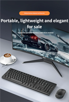Juego de Teclado y Ratón Inalámbricos de 2.4G para Oficina y Hogar, Tamaño Completo, para Computadora de Escritorio