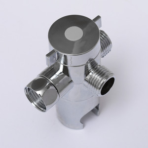 Cromo ABS desviador <span class=keywords><strong>3</strong></span> <span class=keywords><strong>T</strong></span> Brazo de ducha <span class=keywords><strong>t</strong></span>-Adaptador de agua de conector - Product Image 2