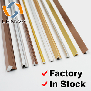 LENWA Profilés de carreaux en ALUMINIUM Colorés Décoratifs Métalliques Aluminium Mur T Forme <span class=keywords><strong>Carrelage</strong></span> Bordure <span class=keywords><strong>Coin</strong></span> Transition - Product Image 4
