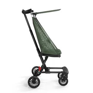 Cochecito de Bebé V11 de Cuatro Ruedas, Capacidad de Carga de 15 kg, Plegable en Una Sola Pieza, Malla Negra y Verde - Product Image 1