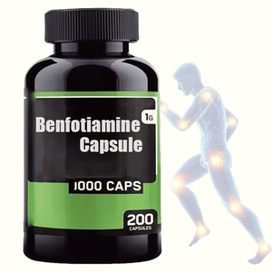 Capsule di Benfotiamina 1g, 200 Pezzi, Integratore Naturale di Tiamina Liposolubile, Integratore Alimentare Non-OGM per Adulti - Product Image 1