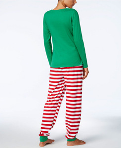 2026 Nieuwe Aanwinst Familie Kerst Lange Mouwen Shirt en Broek 2-delig Pyjama Set - Product Image 3