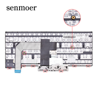 Keyboard untuk Lenovo Thinkpad T470 T480 A475 A485 US Tanpa Lampu Latar dengan Pointer untuk Laptop Bekas Toko Dubai Pemasok Lokal