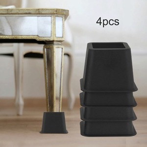 Kit de rehausseurs de meubles robustes en plastique, 4 pièces, pour <span class=keywords><strong>lit</strong></span>, chaise, table, canapé, bureau - Product Image 6