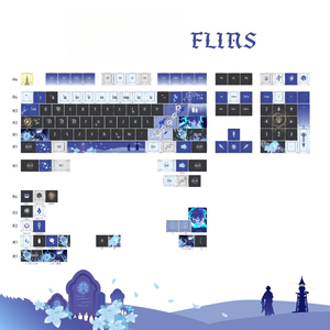 137 Teclas Genshin Impact Kyryll Chudomirovich Flins, Teclas de Anime PBT Cherry para <span class=keywords><strong>Teclado</strong></span> Mecánico Made68 Mad68 Wooting 60 - Product Image 6