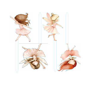 Décoration de gâteau en acrylique avec papillons et fées pour fête d'anniversaire de fille, thème miel et douceur. - Product Image 4