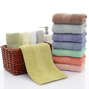 Wholesale Custom Logo High Quality Cotton <strong>Dobby</strong> Terry Shower <strong>Towels</strong> Promotional Bath <strong>Towels</strong> Set for Home Solid Color Woven - Product Image 3