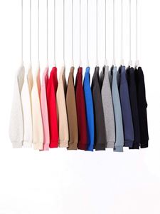 H5490 Wholesale Custom 300 Gsm Cotton Blends Sweatshirts Men Blank <b>Drop</b> Shoulder Sweatshirts - Product Image 2