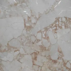 Factory Wholesale Cover House Villa Wall Floor Project Natural Marble White Gold Fusion Marble Gold Vein Marble Slab Tile