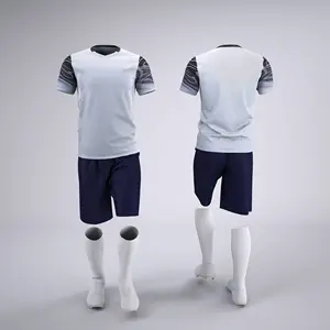 Schnellt rockn endes Fußballtrikot-Uniform-Set Subliminierte Unisex-Fußball trikots Fußball bekleidung