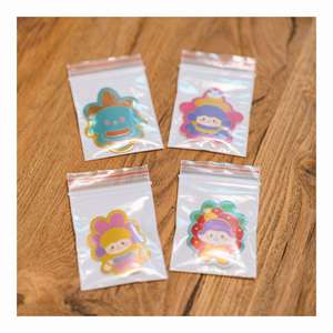 Низкая цена, печать с предупреждением о пустом вырезании логотипа, самоклеющиеся бумажные этикетки, прозрачные наклейки - Product Image 1