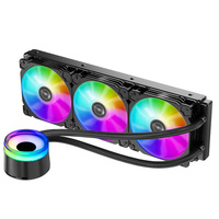 Refroidisseur de processeur liquide AIO Premium 360 mm, ventilateur PWM 62,8 CFM, radiateur en aluminium, faible bruit