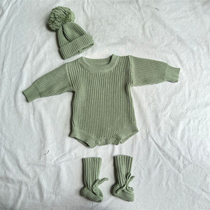 Body en tricot 100 % coton de couleur unie, personnalisable, faible MOQ, pour bébés, tout-petits, enfants, garçons et filles, vêtements à manches longues - Product Image 6