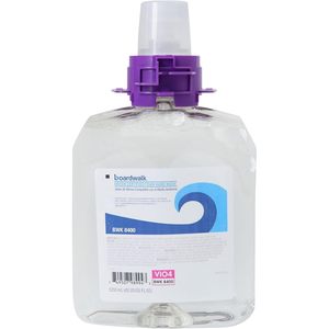 Recharges de savon mousse Boardwalk 6165-04-GCE00VL certifiées Green, sans parfum, 1250 mL, 4 par carton, pour lavage des mains - Product Image 1