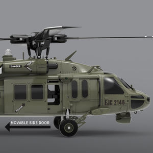 Hélicoptère télécommandé Black Hawk <span class=keywords><strong>UH60</strong></span> F09 Simulation à l'échelle 1/47 6CH Brushless Prise en charge de la personnalisation - Product Image 2