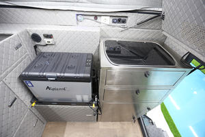 Ecocampor Alu02 Pop-Up Campervan Ligero 350KG Off-Road Truck <span class=keywords><strong>Camper</strong></span> Panel <span class=keywords><strong>Solar</strong></span> <span class=keywords><strong>Ducha</strong></span> al aire libre Nevera <span class=keywords><strong>para</strong></span> viajes EE. UU./AU - Product Image 5