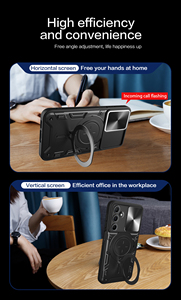 ฝาครอบโทรศัพท์ที่ทนทานสำหรับ Samsung <span class=keywords><strong>Galaxy</strong></span> M62เคส M06 M56 M55 <span class=keywords><strong>M54</strong></span> M35 M34 M33 M23 M16เคสพร้อมห่วงขาตั้งตัวป้องกันกล้องสไลด์ - Product Image 4