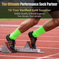 Chaussettes de course personnalisées Marathon Performance, semelle en tissu éponge, talon et orteils renforcés, séchage rapide, chaussettes de sport athlétiques personnalisées