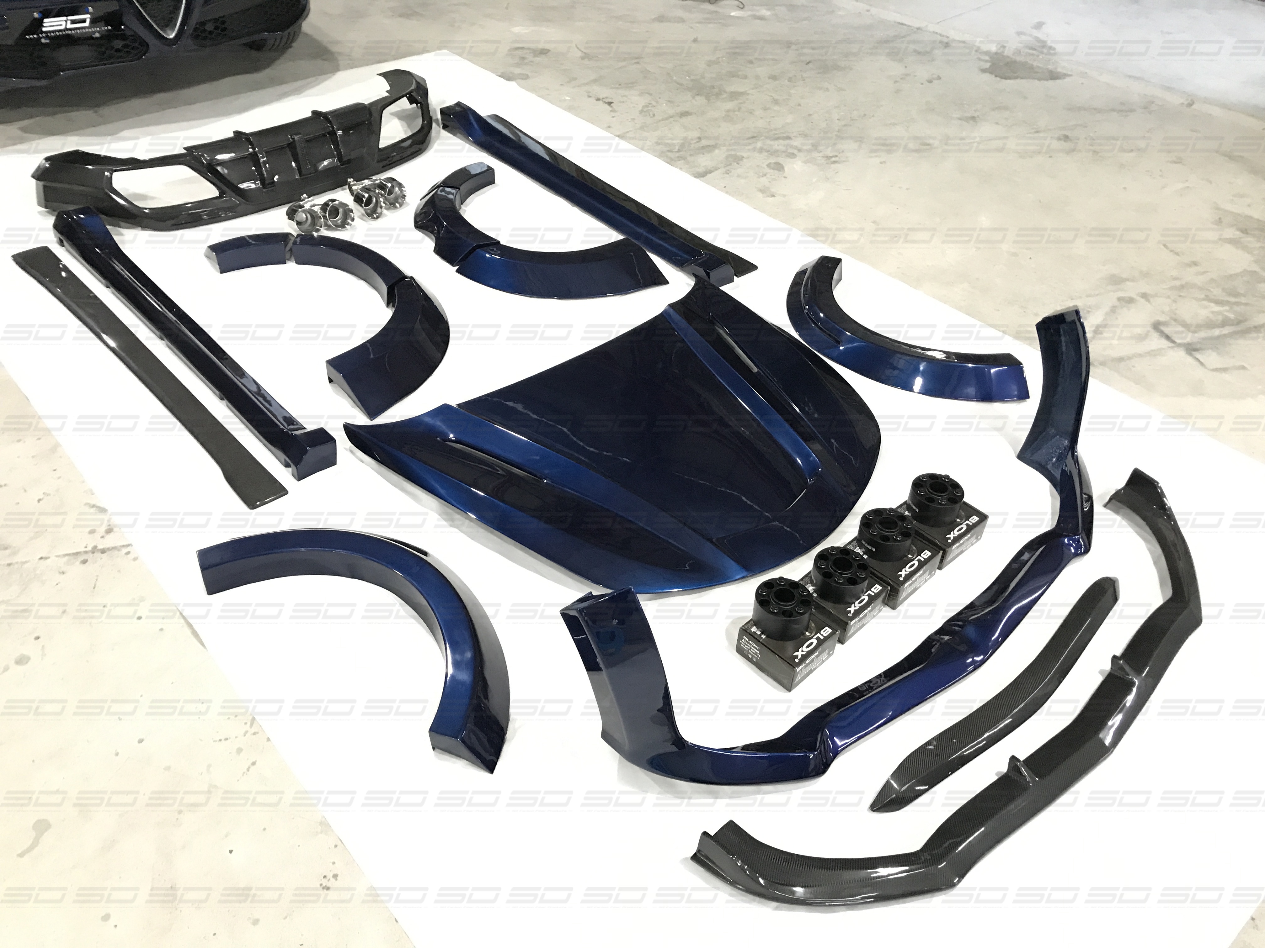 alfa romeo stelvio diffuser