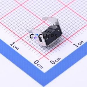 TS-KG01V-AB43F Tactile Switch Through hole Switch Single Pole Single Throw Rectangle Button 2.5N Right Angle Insert - Product Image 2