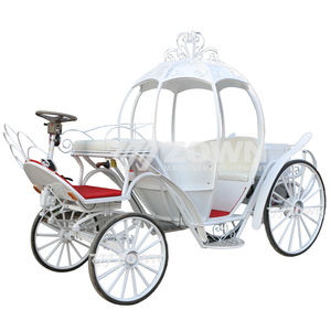 Carrozza Elettrica Reale a Forma di Zucca di Cenerentola per Matrimoni, Tour Turistici e Girovaglie - Product Image 2