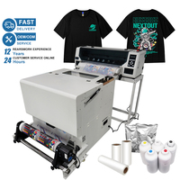 Pabrik 60cm Dtf Printer A1 24 inci Dual Head XP600 otomatis A3 Digital DTF mesin cetak untuk pencetakan T-Shirt