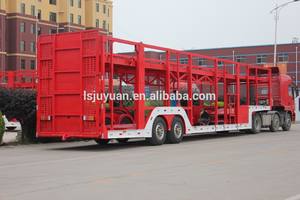 Çin 2 akslar 2 güverte araba taşıyıcı kamyon römorku 16M 8 adet araç taşıyıcı yarı römorklar SUV Jeep taşıma yarı römorklar - Product Image 6