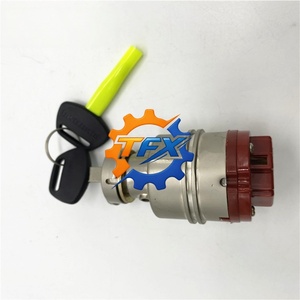 Interrupteur d'allumage et clé de démarrage pour excavatrices SH135-5, SH210-5, SH240-5, SH350-5 – Pièces électriques pour engins de construction KHR3078 - Product Image 4