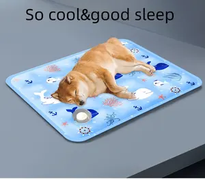 Pet Ice Mat Summer Dog Bed Summer Pet Cooling Pad Summer Pet Bed Dog Cooling Blanket Cat Ice Cool Pads Small Cat Dog Bed