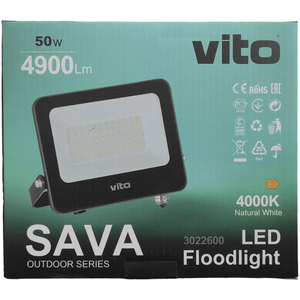 Projecteur LED extérieur Vito 50W 4900Lm 4000K IP65 Lumière naturelle - Product Image 2