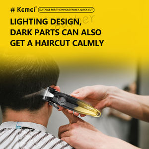 Kit Professionale per Barbiere KEMEI KM1867pro KM1868 con Base di Ricarica Wireless, Batteria da 2500mAh, 9000RPM, Tagliacapelli con Codice di Sicurezza - Product Image 5