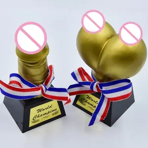 Hen Pesta Spoof Trophy Pesta Bujangan Menyenangkan Alat Peraga Pesta Hen Mainan Hiburan Bar