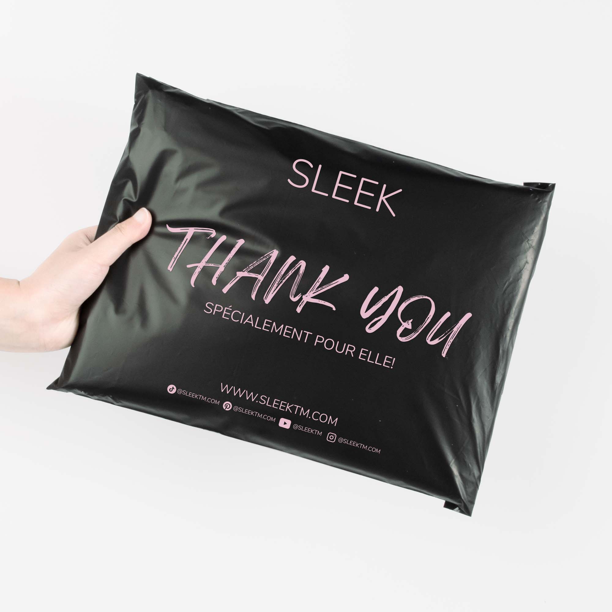 Guandu Biodegradable Matte Black Custom Poly Mailer Bag Plastic Polymailer Clothing Mailing Packaging Shipping Bags for Clothes