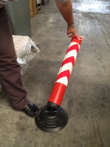 Rebote Spring <span class=keywords><strong>Post</strong></span> Bollard Advertencia Reflector flexible Delineador de tráfico - Product Image 5