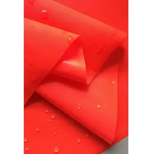 Gilet de Sauvetage gonflable Tissu enduit De Polyuréthane Thermoplastique fluorescéine rouge 210D Nylon Oxford Tissu