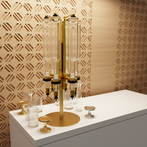 6 <span class=keywords><strong>Botellas</strong></span> <span class=keywords><strong>de</strong></span> Perfume con Cuerpo <span class=keywords><strong>de</strong></span> Vidrio y Disco Giratorio, Dispensador <span class=keywords><strong>de</strong></span> <span class=keywords><strong>Alcohol</strong></span> y Aceites Esenciales, Dispensador <span class=keywords><strong>de</strong></span> Perfume Personalizado - Product Image 1