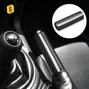 Shashaคาร์บอนไฟเบอร์จริงรถขายส่งเบรคมือเปลี่ยนตกแต่งภายในสําหรับMazda MX5 2006 2008 2010 2013 <span class=keywords><strong>2015</strong></span> - Product Image 6
