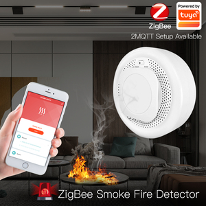 <span class=keywords><strong>Détecteur</strong></span> <span class=keywords><strong>de</strong></span> <span class=keywords><strong>fumée</strong></span> et alarme incendie intelligent Tuya <span class=keywords><strong>ZigBee</strong></span>, capteur <span class=keywords><strong>de</strong></span> sécurité sans fil pour cuisine, en plastique, origine Guangdong - Product Image 6