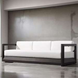 Conjunto de Sofás Modernos para Jardín, Muebles de Aluminio para Exteriores de Dos y Tres Plazas con Cojines - Product Image 5