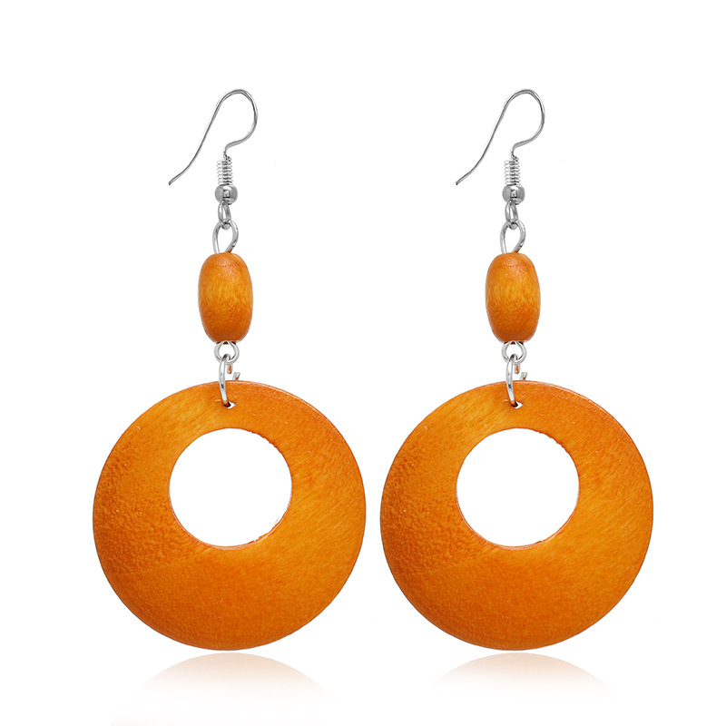 12 Paia Orecchini In Legno E Zinco - Stile Etnico Vintage, Girasole, Bohémien, Per Donna E Ragazza