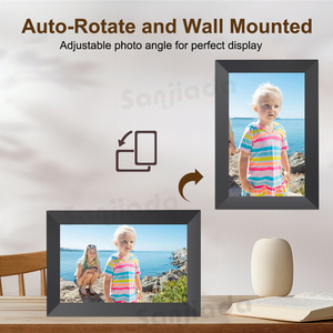 Cadre photo numérique LCD Wi-Fi Cloud 10,1 pouces avec 32 Go de mémoire, application FrameO, partage d'album vidéo, prix d'usine - Product Image 5
