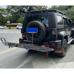 Support de cadre de vélo et de moto tout-terrain robuste pour pare-chocs arrière de voiture bouche carrée <span class=keywords><strong>remorque</strong></span> attelage Camp <span class=keywords><strong>remorque</strong></span> accessoires - Product Image 2