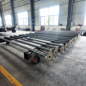 Postes de Alumbrado Público Desmontables Galvanizados de 4M, 5M, 6M, 8M, 9M, 10M, 15M para Jardín y Calle, con Panel Solar - <span class=keywords><strong>Precio</strong></span> por <span class=keywords><strong>Poste</strong></span> - Product Image 1