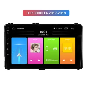 Système Intelligent Android 12 de voiture pour Toyota Corolla 11 Auris E180 2017 2018 LHD RHD Audio vidéo multimédia Navigation GPS