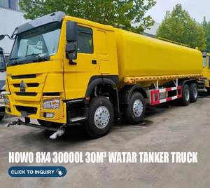 Camion arroseur SINOTRUK HOWO 8X4, 371HP, 30M3, 12 roues, canon à eau de 30000 litres pour la suppression de la poussière sur les routes - Product Image 4